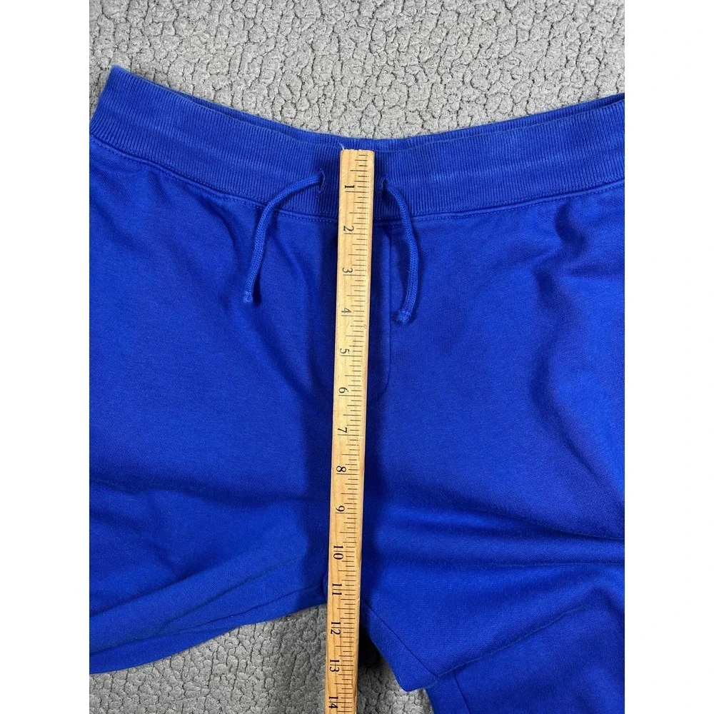Polo Ralph Lauren Boys Royal Blue Fleece Joggers Sweatpants Graphic Logo L 14-16